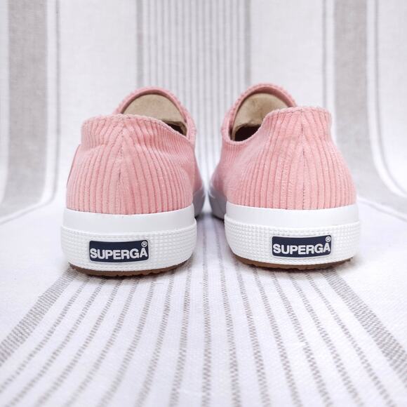 SUPERGA x SOMETHING NAVY Sneakers Pink Corduroy Womens 9 Girly Coquette Kicks - Picture 4 of 10
